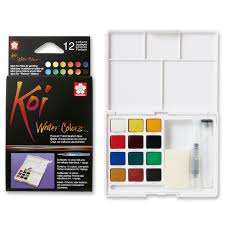 KOI WATERCOLOR SET 12 COLOR