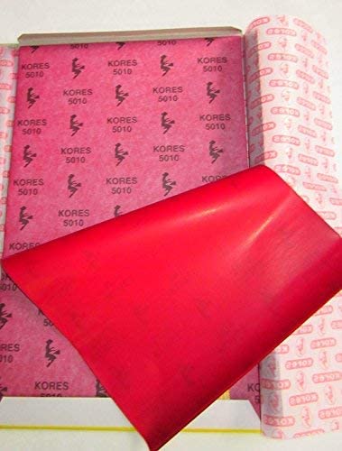 KORES CARBON PAPER A4 RED 100 SHEET