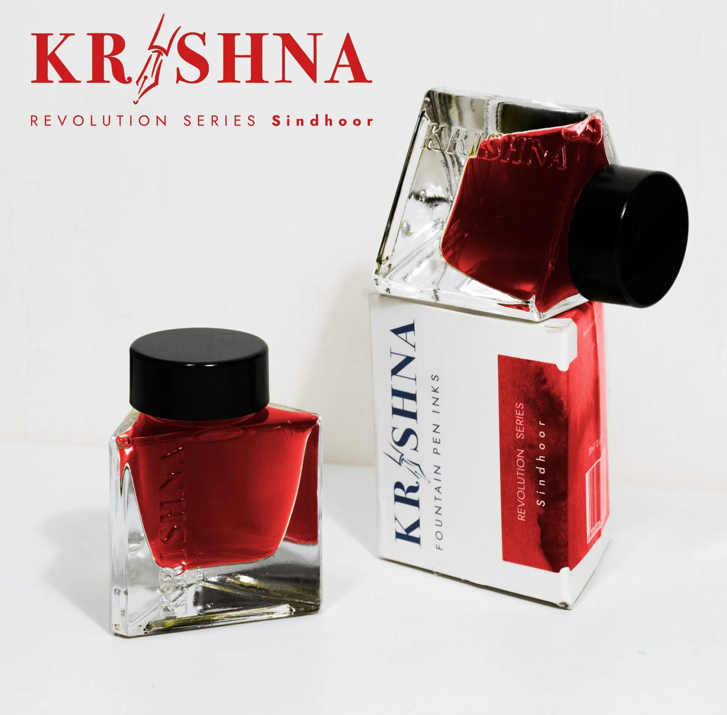 KRISHNA FOUNTAIN PEN INK SINDHOOR 20ML