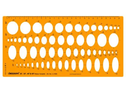 LINOGRAPH DRAWING TEMPLATE LI-1834
