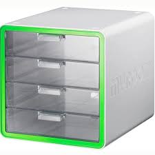 LITEM MY ROOM MULTI CABINET 4 DRAWERS - GREEN