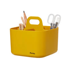 LITEM PORTA VITA  DESK ORGANIZER - YELLOW