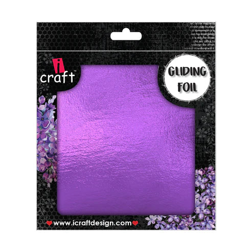 iCraft Gliding Foil - Lilac - 3x3 inches - 25 sheets