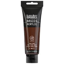 Liquitex Basics Acrylic Color Burnt Umber 118ml