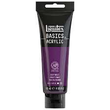 Liquitex Basics Acrylic Paint  tube 118ml Deep Violet