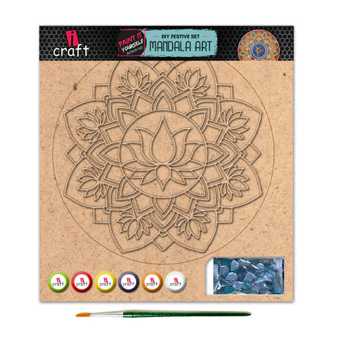 icraft DIY Mandala Art Kit-Festive Home Decor-MA 03