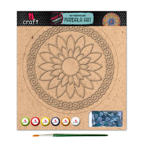 icraft DIY Mandala Art Kit-Festive Home Decor-MA 05