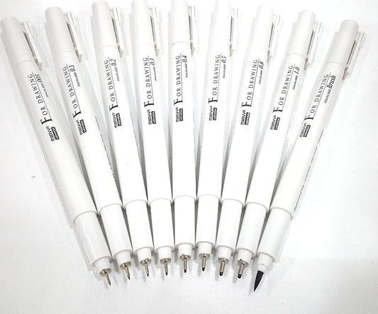 MARVY UCHIDA 4600 BLACK FINE LINER 0.2 PACK OF 12