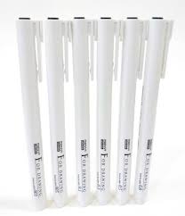 MARVY UCHIDA 4600 BLACK INK TECHNICAL FINELINER SET OF 6 B