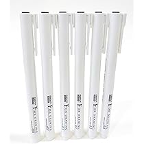 MARVY UCHIDA 4600 BLACK INK TECHNICAL FINELINER SET OF 6 B BLISTER