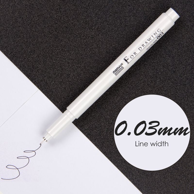 MARVY UCHIDA 4600 FINE LINER BLACK 0.03