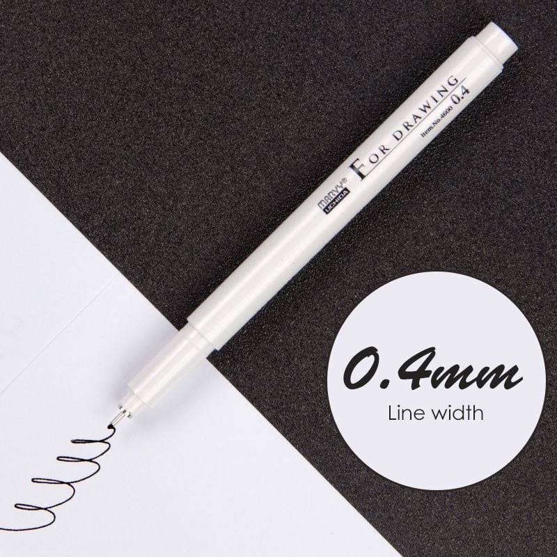 MARVY UCHIDA 4600 FINE LINER BLACK 0.4