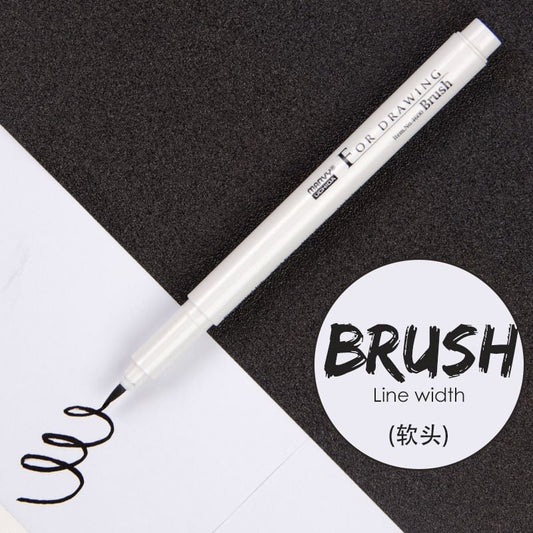 MARVY UCHIDA 4600 FINE LINER BLACK BRUSH