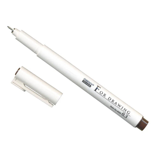 MARVY UCHIDA 4600 LINER PEN RED 0.3