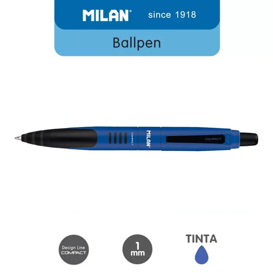 MILAN COMPACT BALL PEN BLUE