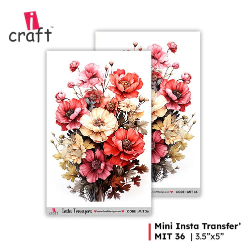 icraft Water Transfer Stickers-MIT 36