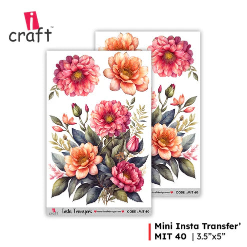 icraft Water Transfer Stickers-MIT 40