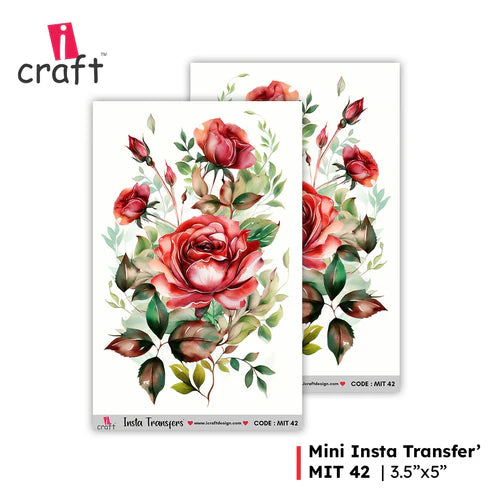 icraft Water Transfer Stickers-MIT 42