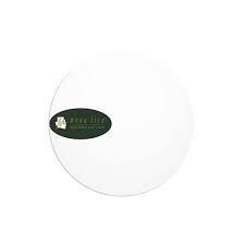 MONA LISA ROUND STRETCHED CANVAS WHITE 10"