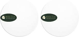 MONA LISA ROUND STRETCHED CANVAS WHITE 12"