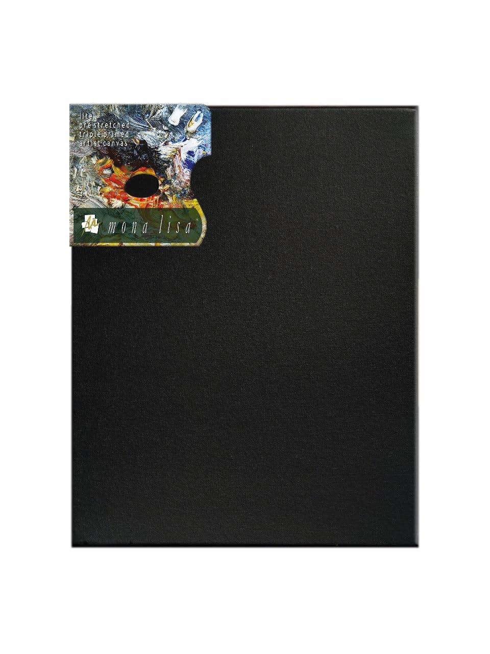 MONA LISA STRETCHED CANVAS BOARD BLACK 45.7*45.7