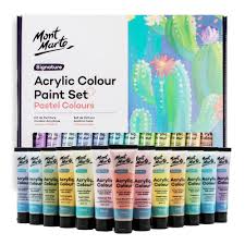 MONT MARTE ACRYLIC PASTEL COLOR 24*36ML