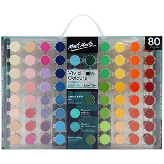 MONT MARTE ACRYLIC SET VIVID 80PCS