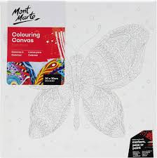 MONT MARTE COLOURING CANVAS SIGNATURE SQUARE SHAPE