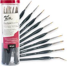 MONT MARTE FINE DETAIL BRUSHES