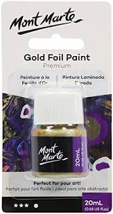 MONT MARTE FOIL PAINT GOLD