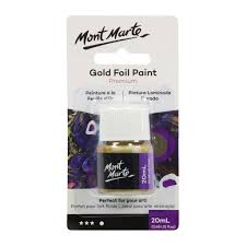 MONT MARTE FOIL PAINT GOLD