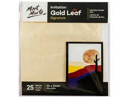 MONT MARTE GOLD LEAF 25 SHEETS