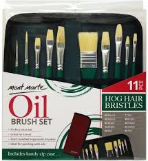 MONT MARTE HOG HAIR BRISTLES BRUSH WALLET