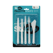 MONT MARTE PALETTE PLASTIC KNIFE SET OF 5