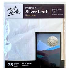 MONT MARTE  SILVER LEAF 25 SHEETS