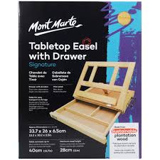 MONT MARTE TABLE TOP EASEL WITH DRAWER