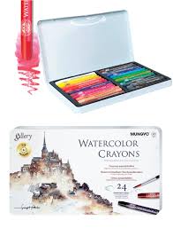 MUNGYO WATER COLOR CRAYONS MAC-24T