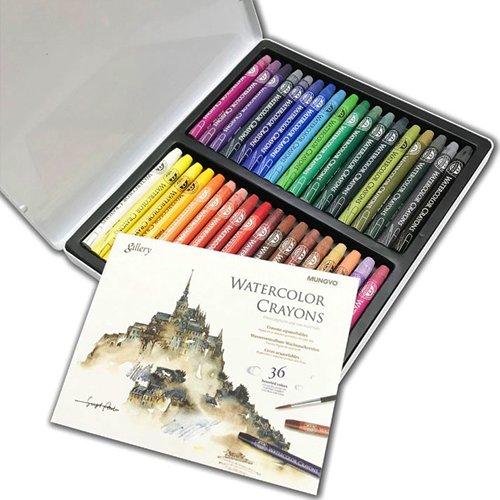 MUNGYO WATER COLOR CRAYONS MAC-36T