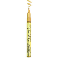 Marvy  Deco 250 Chisel Calli Marker Gold Elegant Marker for Calligraphy and Art