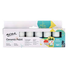 Mont Marte Ceramic Liquid Paint - 20ml, 6 Pieces