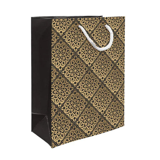 PAPERPEP PAPER BAG PPH-006M 13*10*4.5 GOLDEN VOTIVE PRINT