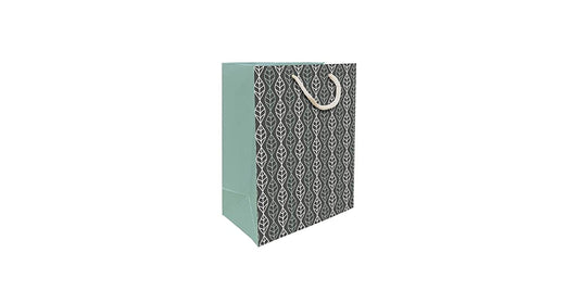 PAPERPEP PAPER BAG PPH-017S 9*7*4 VERTICAL LEAVES PRINT
