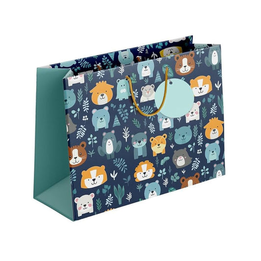 PAPERPEP PAPER BAG PPH-034S 9*7*4 BLUE CUT CARTOON ANIMAL