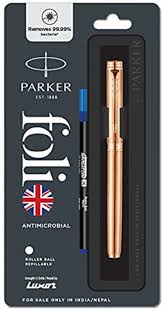 PARKER FOLIO ANTIMICROBIAL COPPER LON PLATED RB