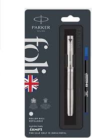 PARKER FOLIO S.S. ROLLER BALL PEN C.T.