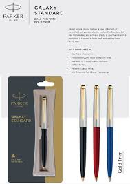 PARKER GALAXY STANDARD GOLD TRIM BP GT