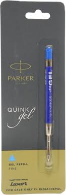 PARKER QUINK GEL REFILL FINE BLUE