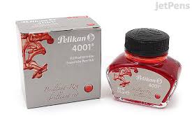 PELIKAN INK 4001 BRILLIANT RED 60.5 ML