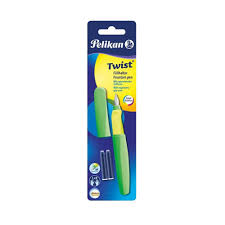 PELIKAN TWIST FOUNTAIN PEN NEON GREEN  M 807302