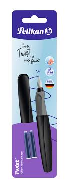 PELIKAN TWIST FOUNTAIN PEN BLACK M 946814